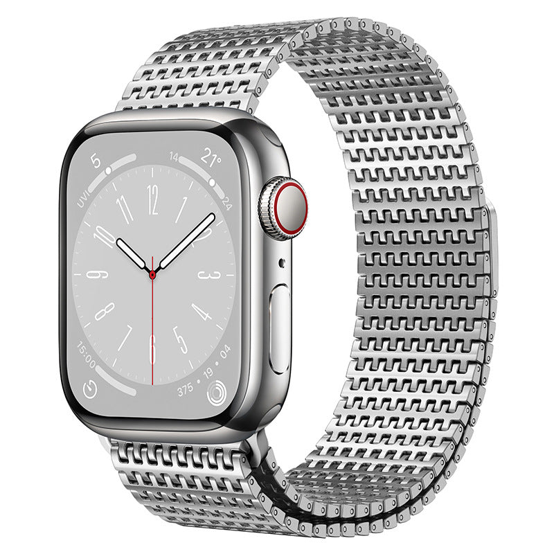 Designer Domino Stainless Steel Magnet Band For Apple Watch