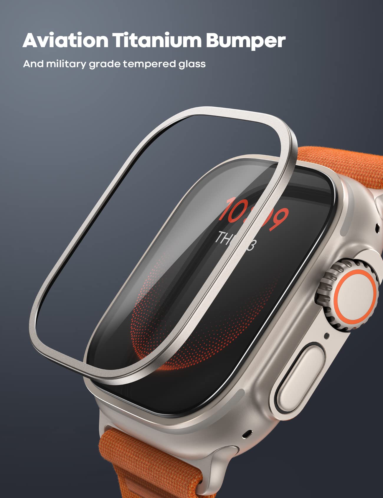 Titanium Screen Protector for Apple Watch Ultra