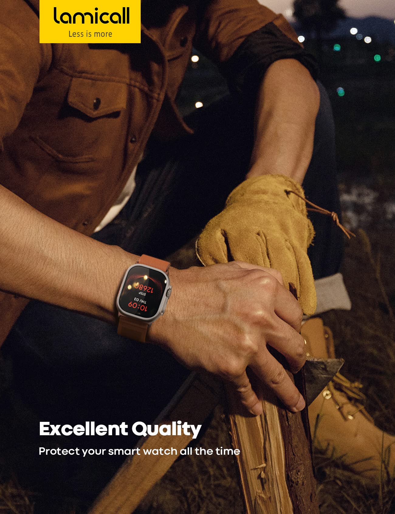 Titanium Screen Protector for Apple Watch Ultra