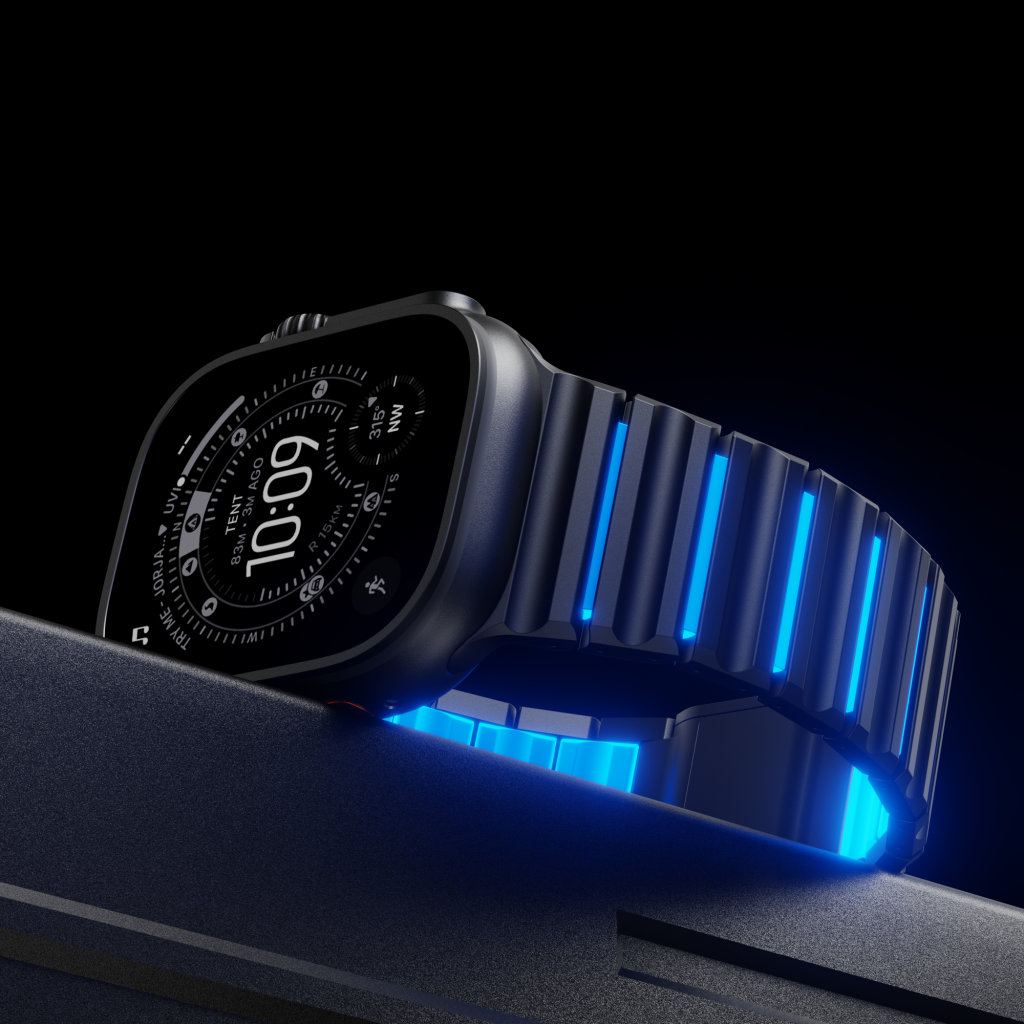 The GEMINI Wave Titanium Band