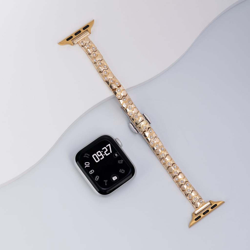 Honeycomb Pavé Crystal Link Bracelet