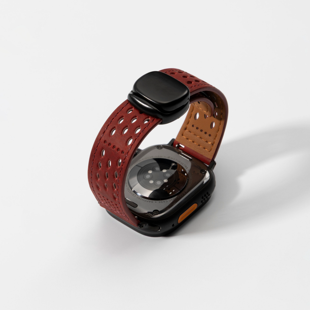 Breathable Leather Strap For Apple Watch