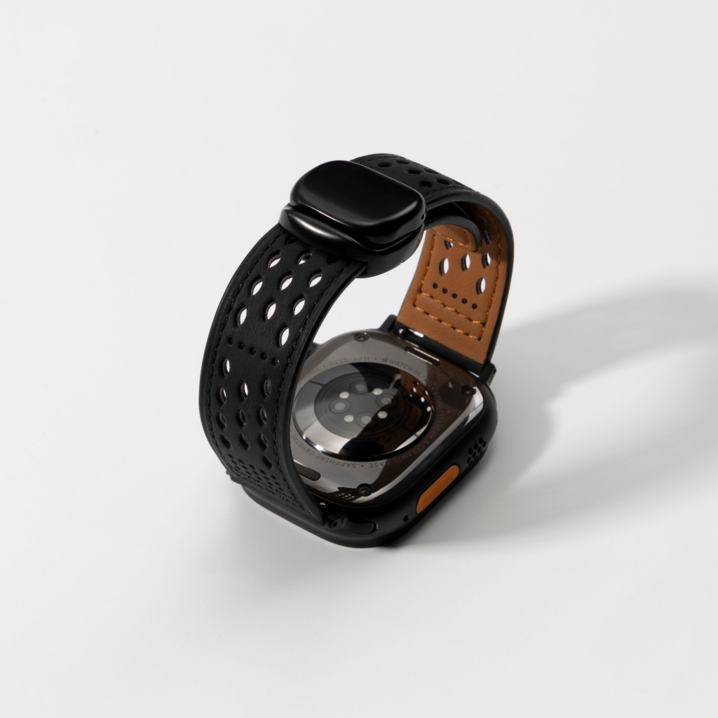 Breathable Leather Strap For Apple Watch