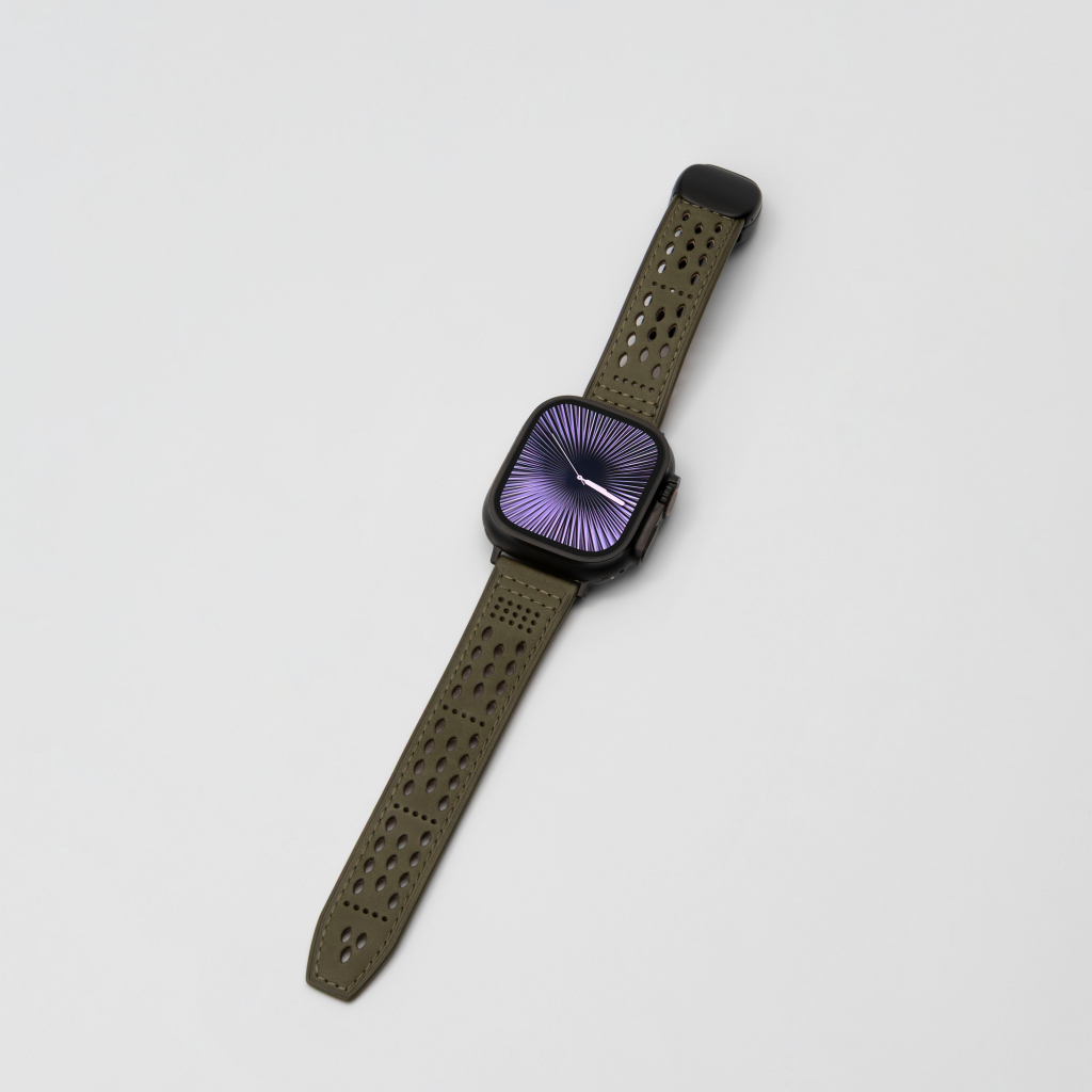 Breathable Leather Strap For Apple Watch