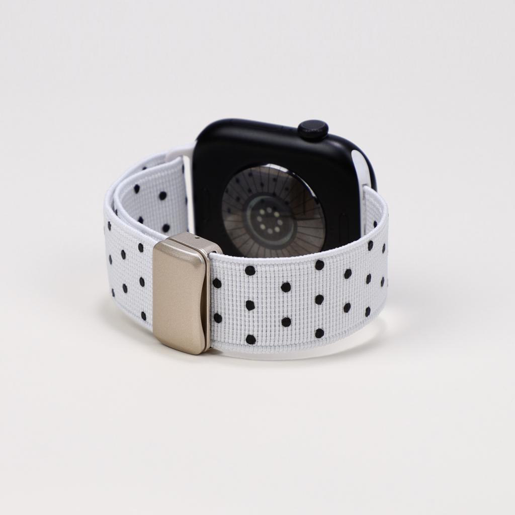 Cute Polka Dot Magnetic Nylon Strap for Apple Watch