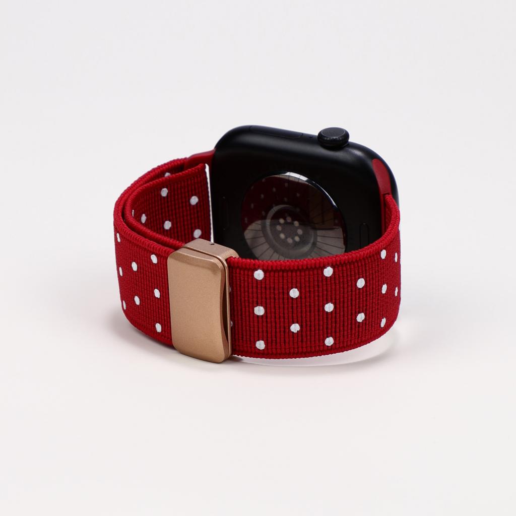 Cute Polka Dot Magnetic Nylon Strap for Apple Watch