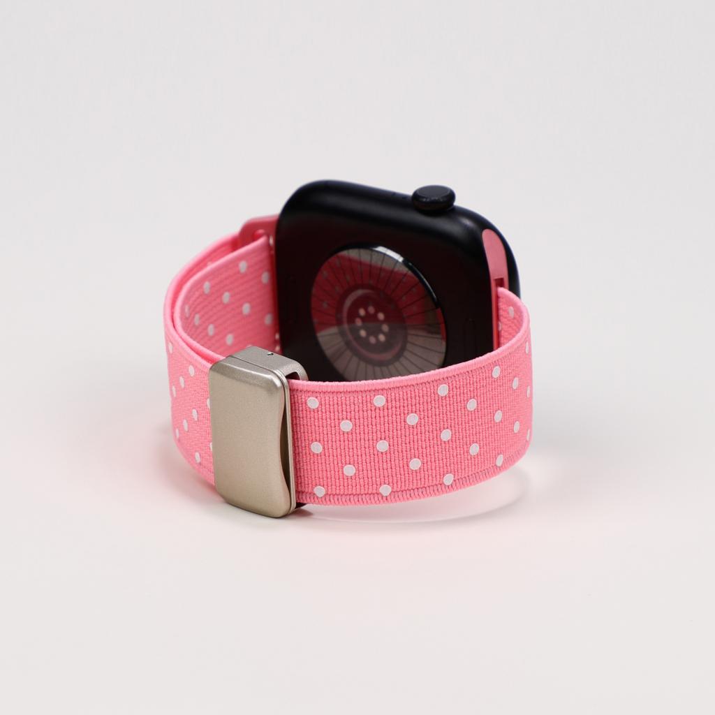 Cute Polka Dot Magnetic Nylon Strap for Apple Watch