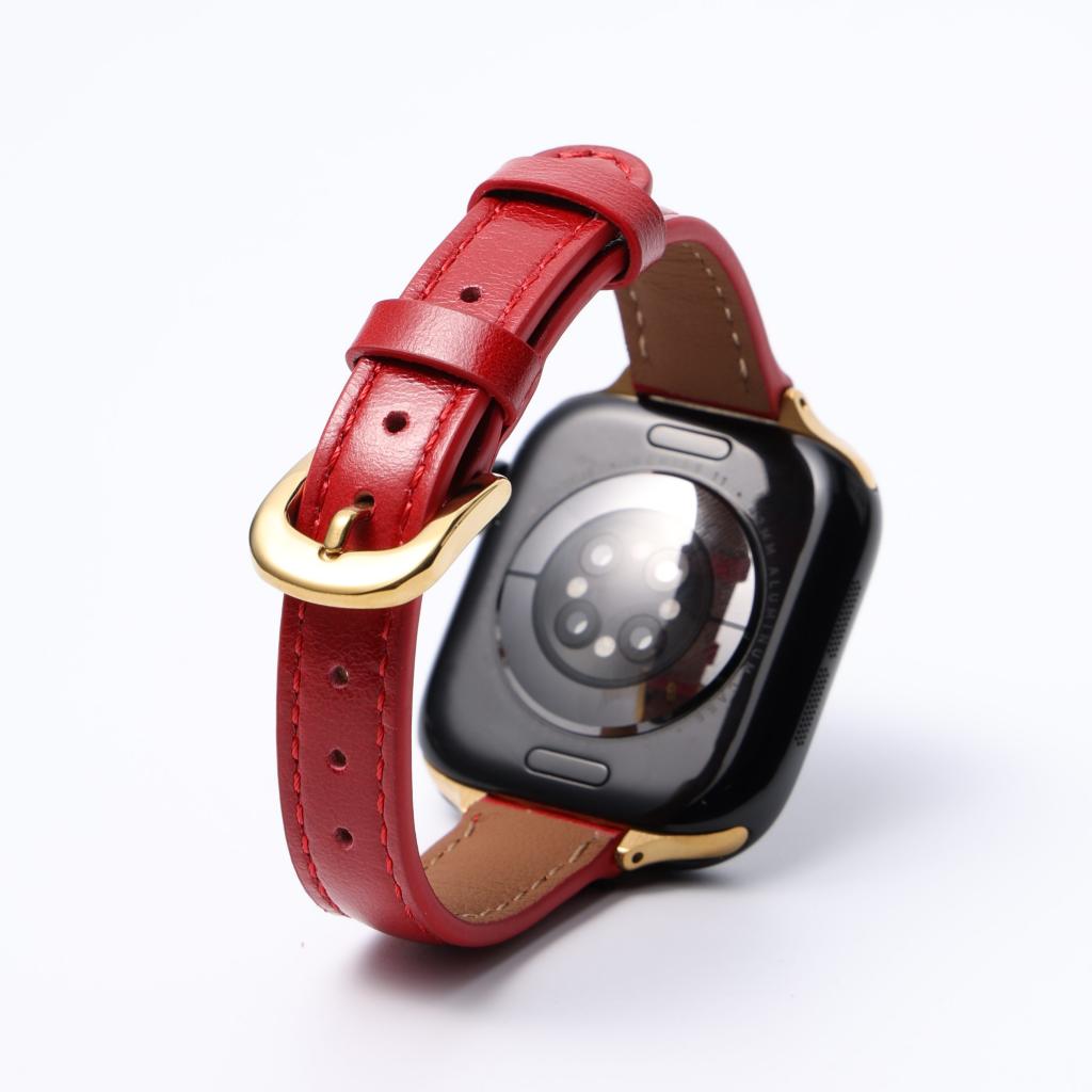 Retro Oil-Wax Leather Apple Watch Strap