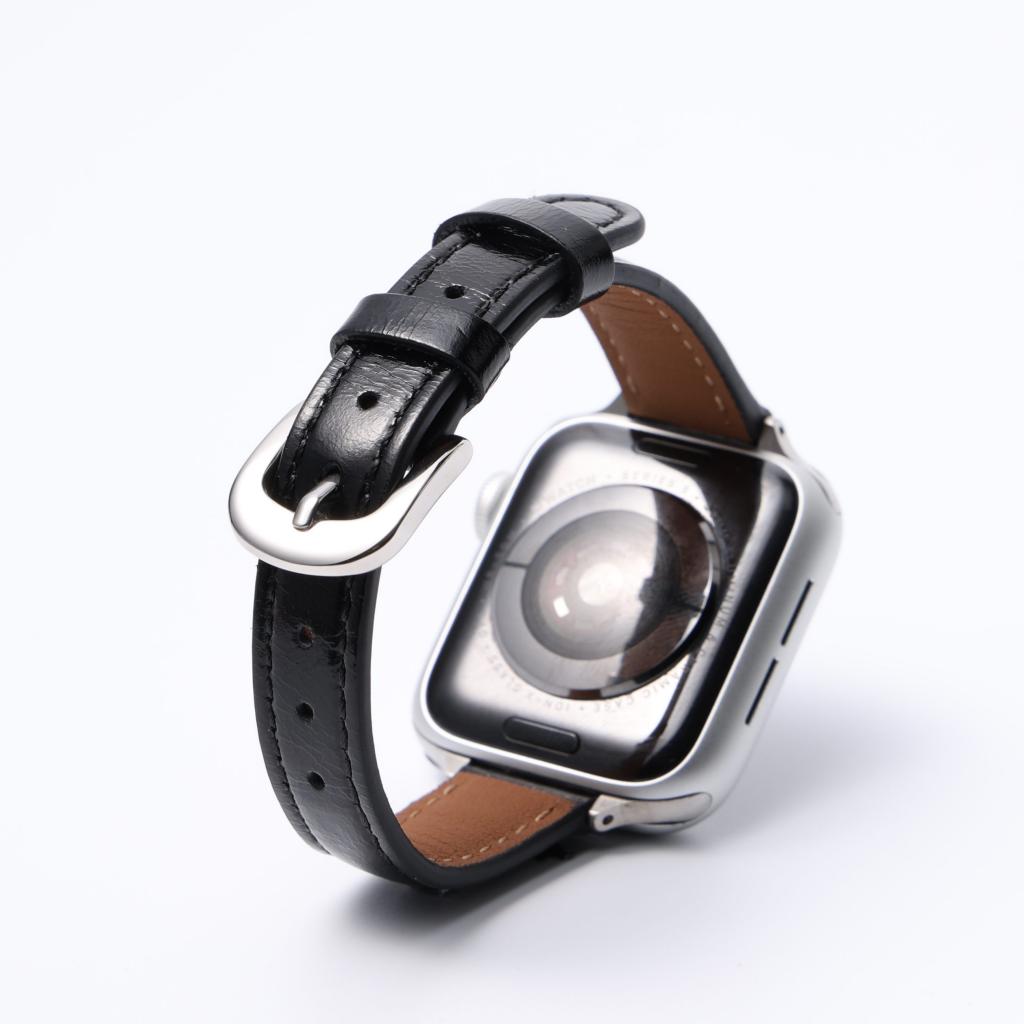 Retro Oil-Wax Leather Apple Watch Strap