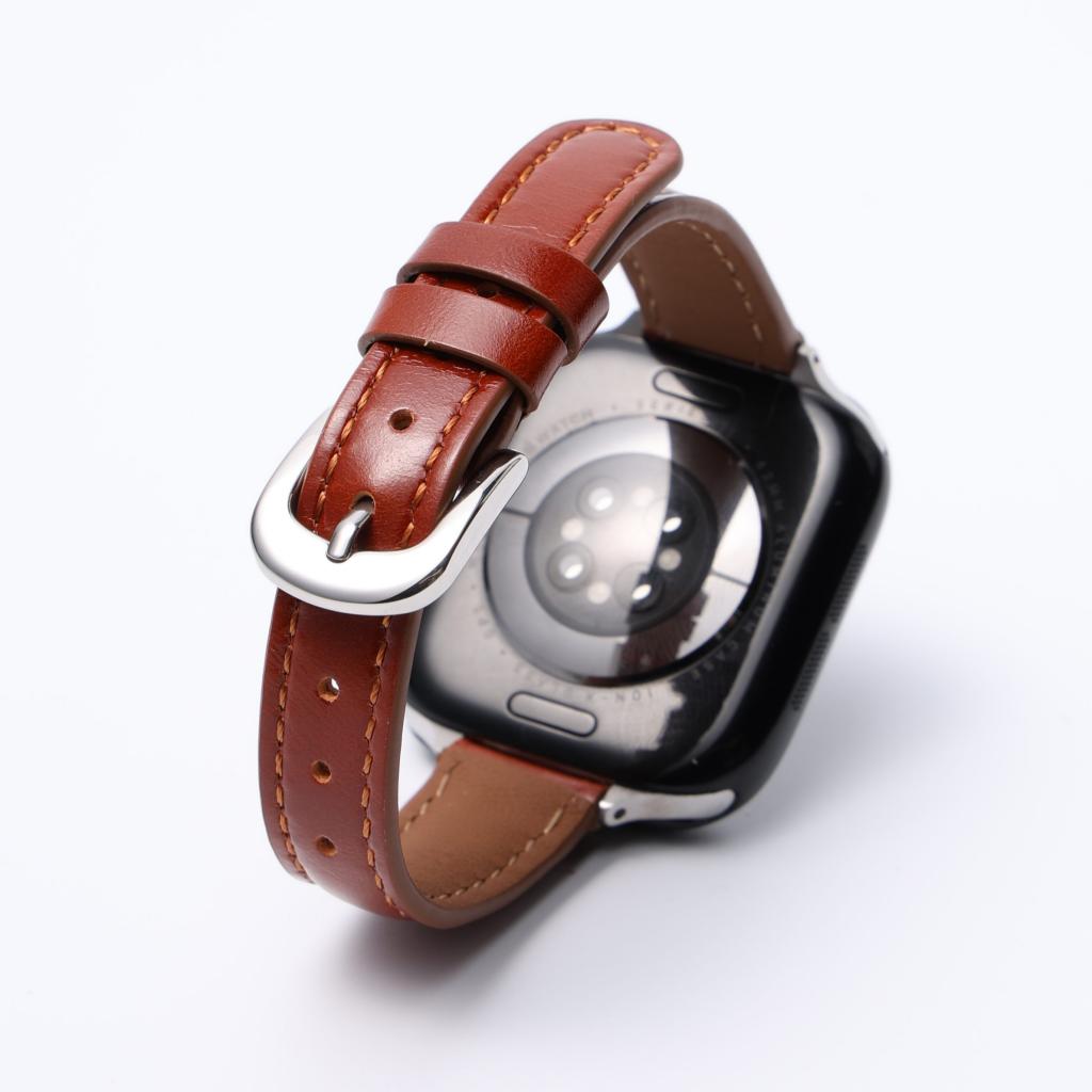 Retro Leather Apple Watch Strap