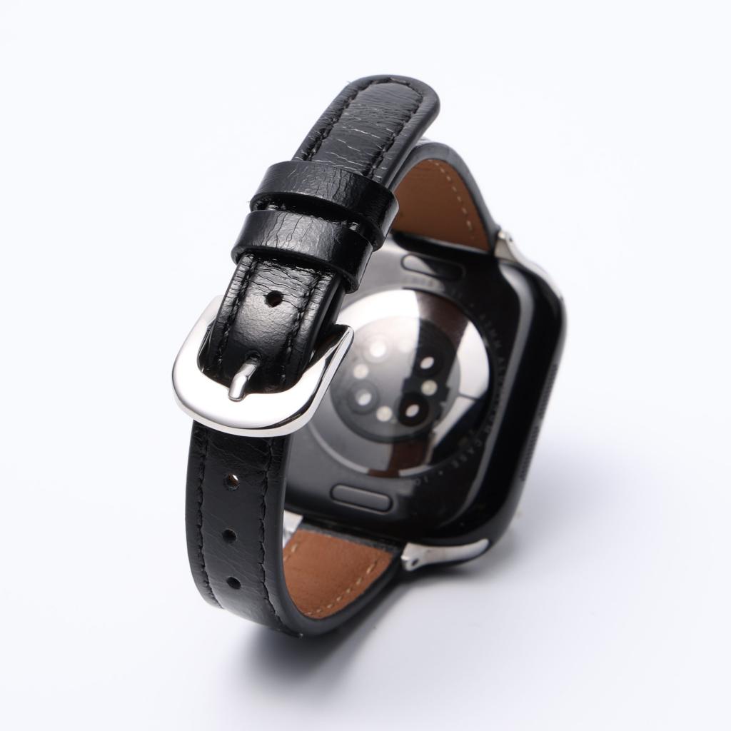 Retro Leather Apple Watch Strap