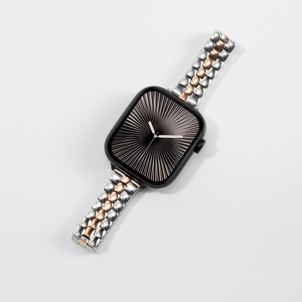 Rounded-Link Metal Bracelet