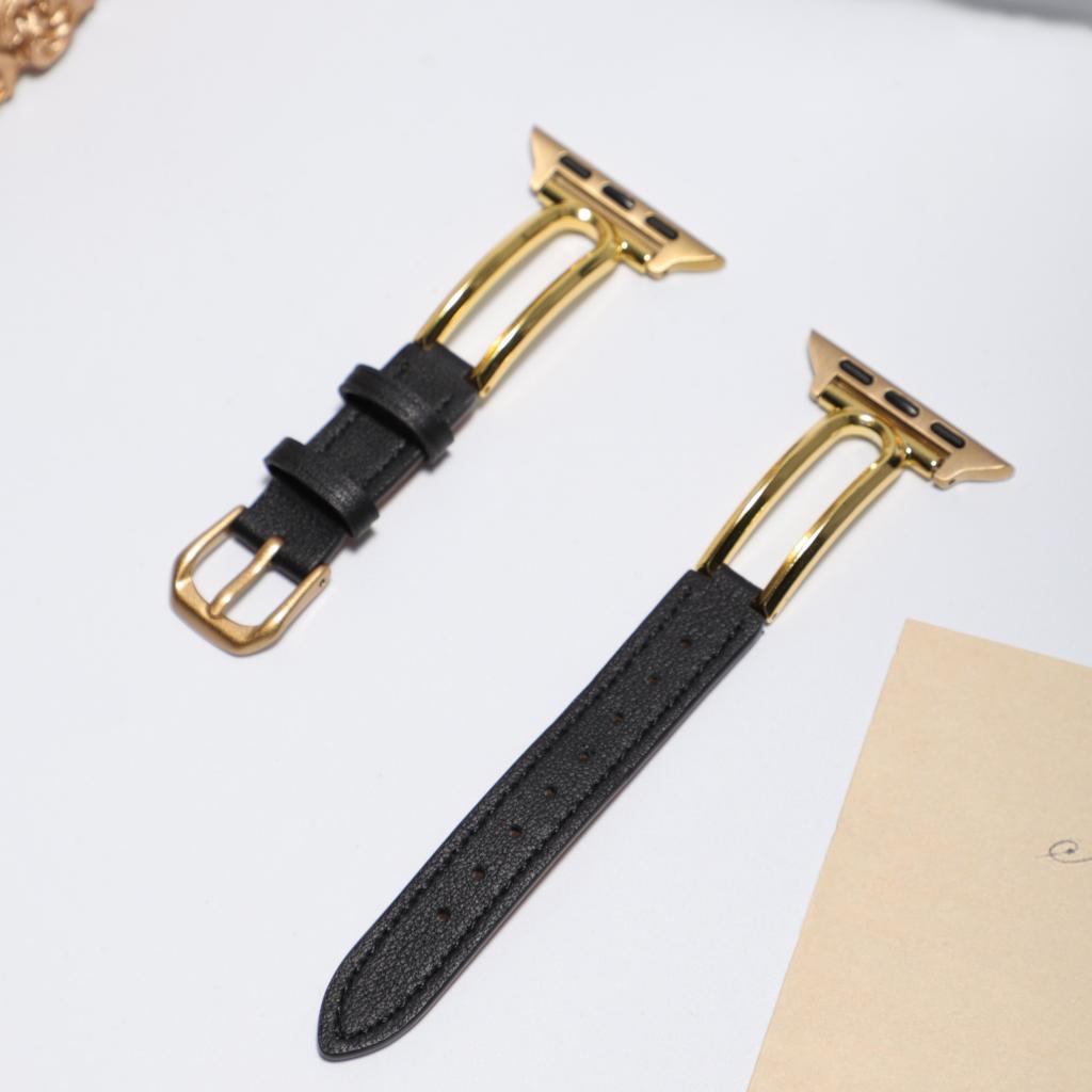 Aura Slim Leather Apple Watch Strap