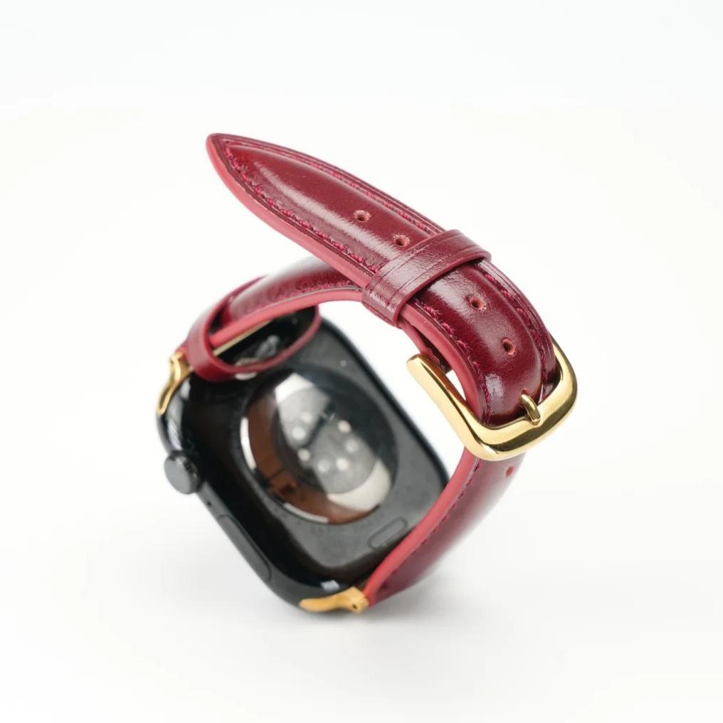 Retro Oil-Wax Leather Apple Watch Strap