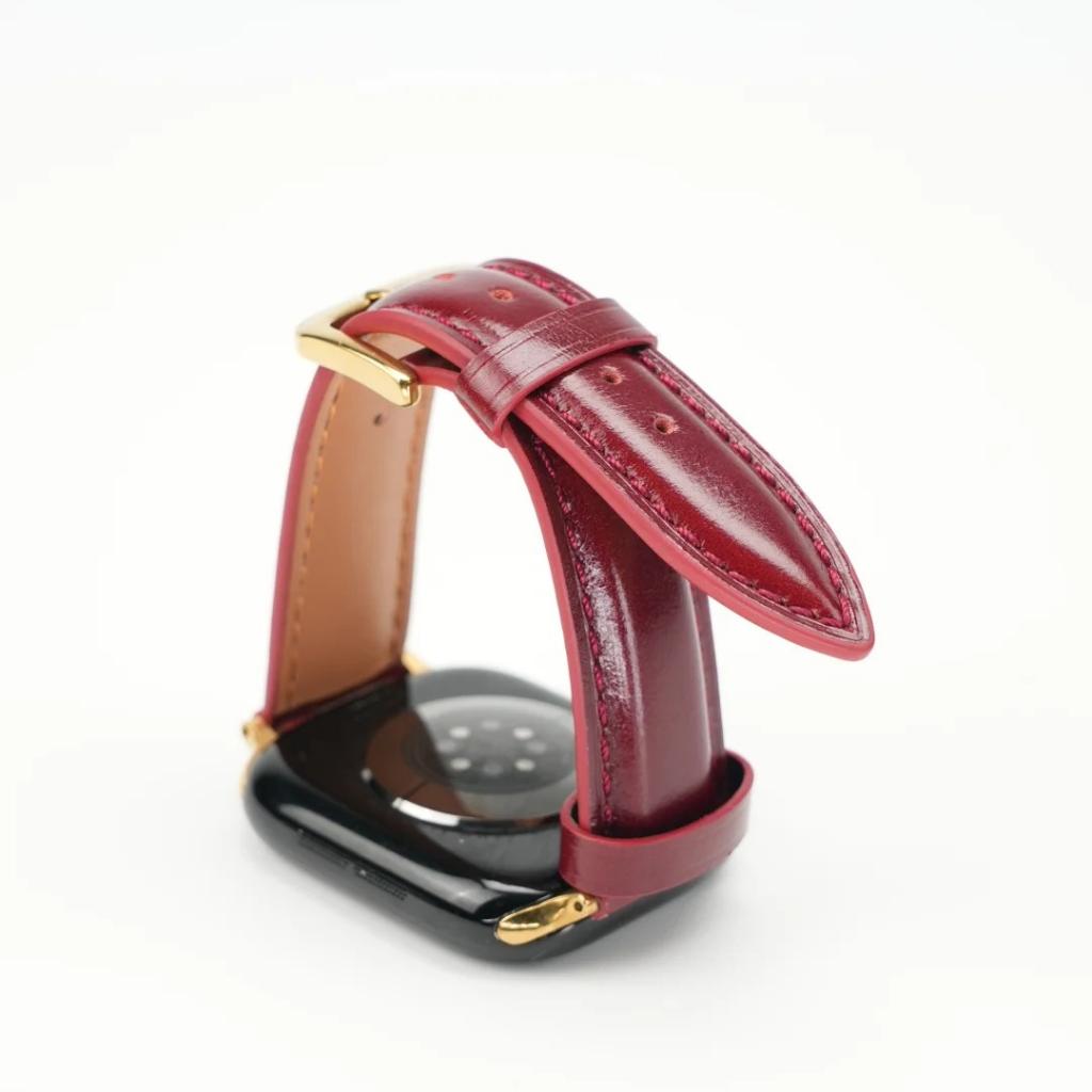 Retro Oil-Wax Leather Apple Watch Strap