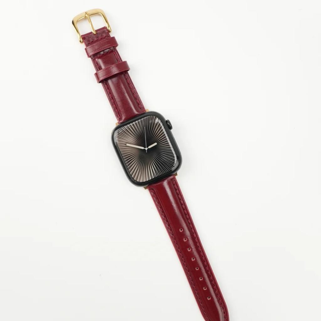 Retro Oil-Wax Leather Apple Watch Strap
