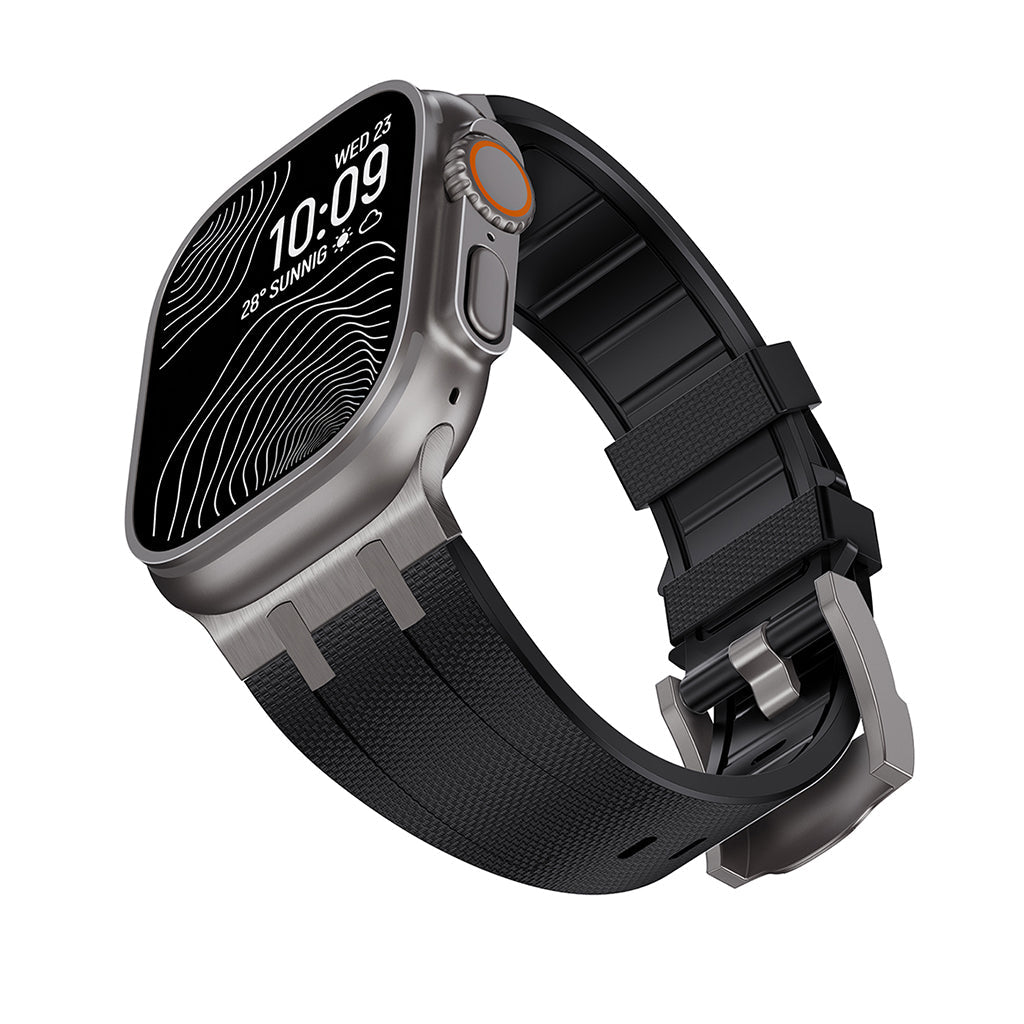 AP-Style Integrated FKM Rubber Apple Watch Band