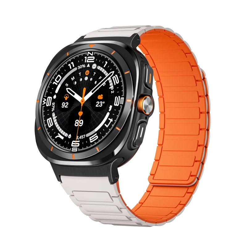 Sports Silicone Magnetic Band For Samsung Watch 7 Ultra