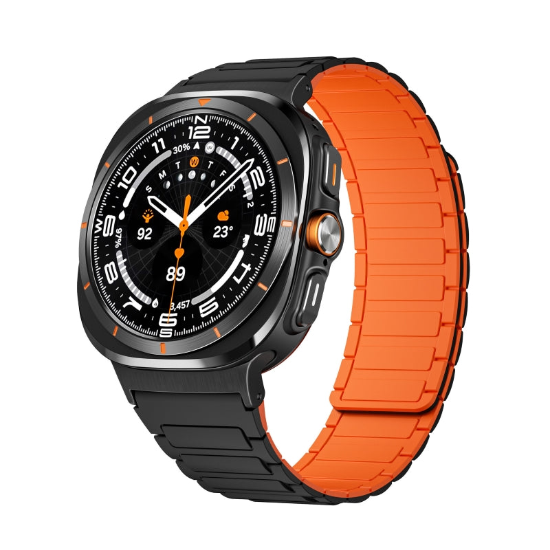 Sports Silicone Magnetic Band For Samsung Watch 7 Ultra