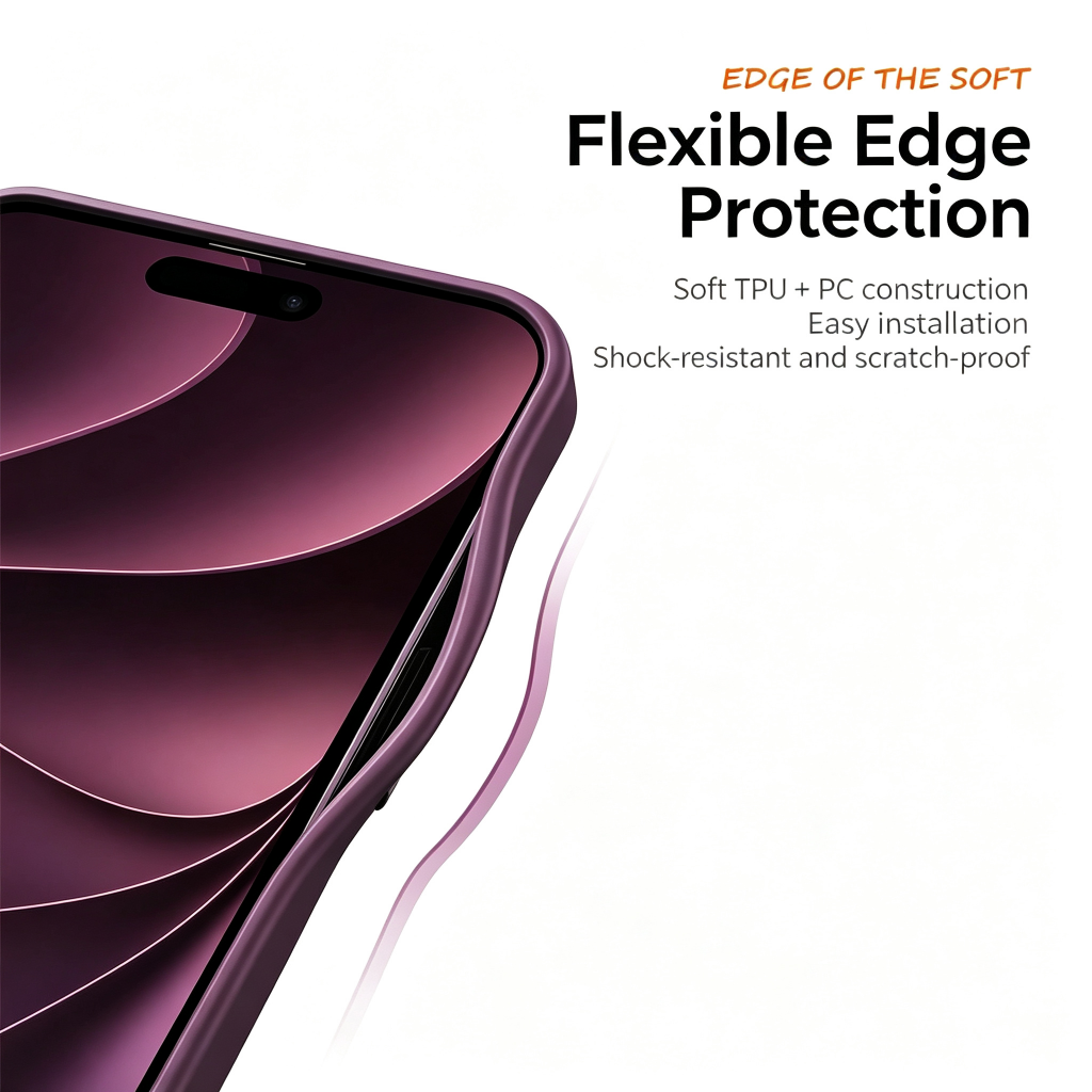 Ice-Crystal Translucent Skin-Feel iPhone Case