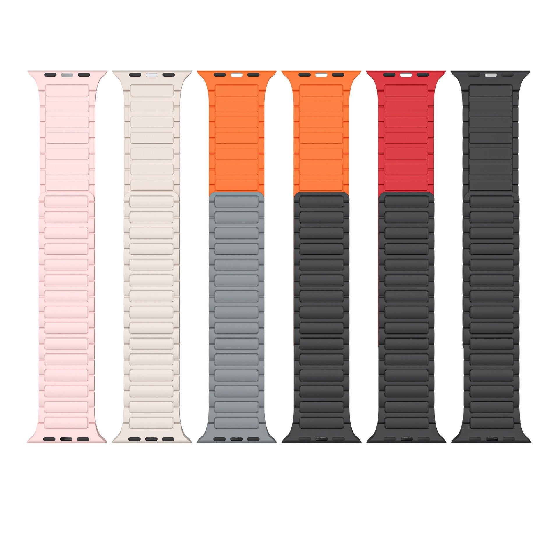 Silicone magnetic loop watch band For Apple Watch