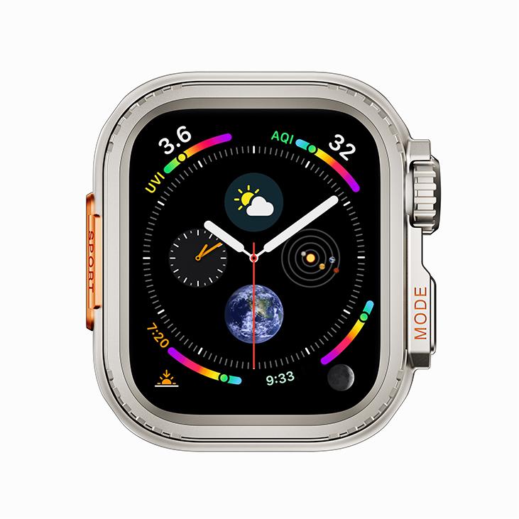ULTRA LOOK-Rugged Titanium Alloy Case For Apple Watch 44mm/45mm