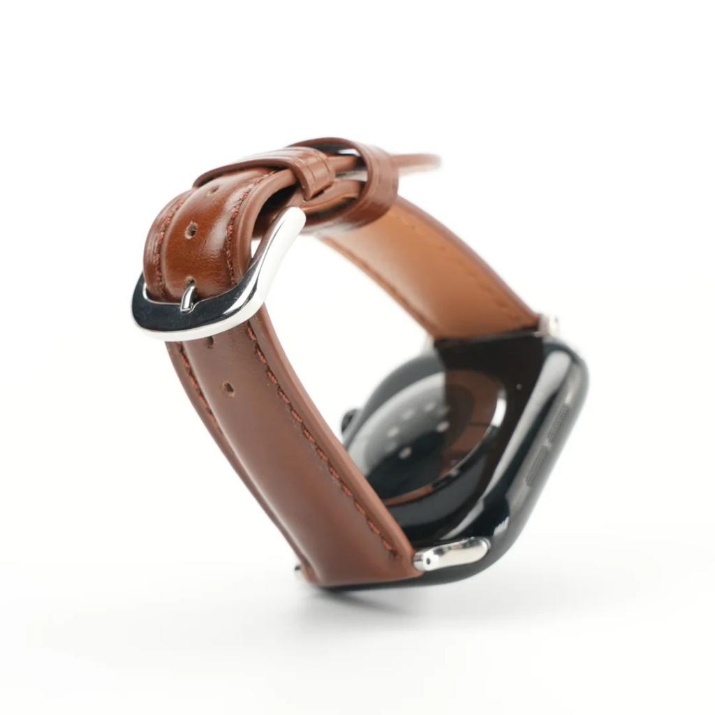 Retro Oil-Wax Leather Apple Watch Strap