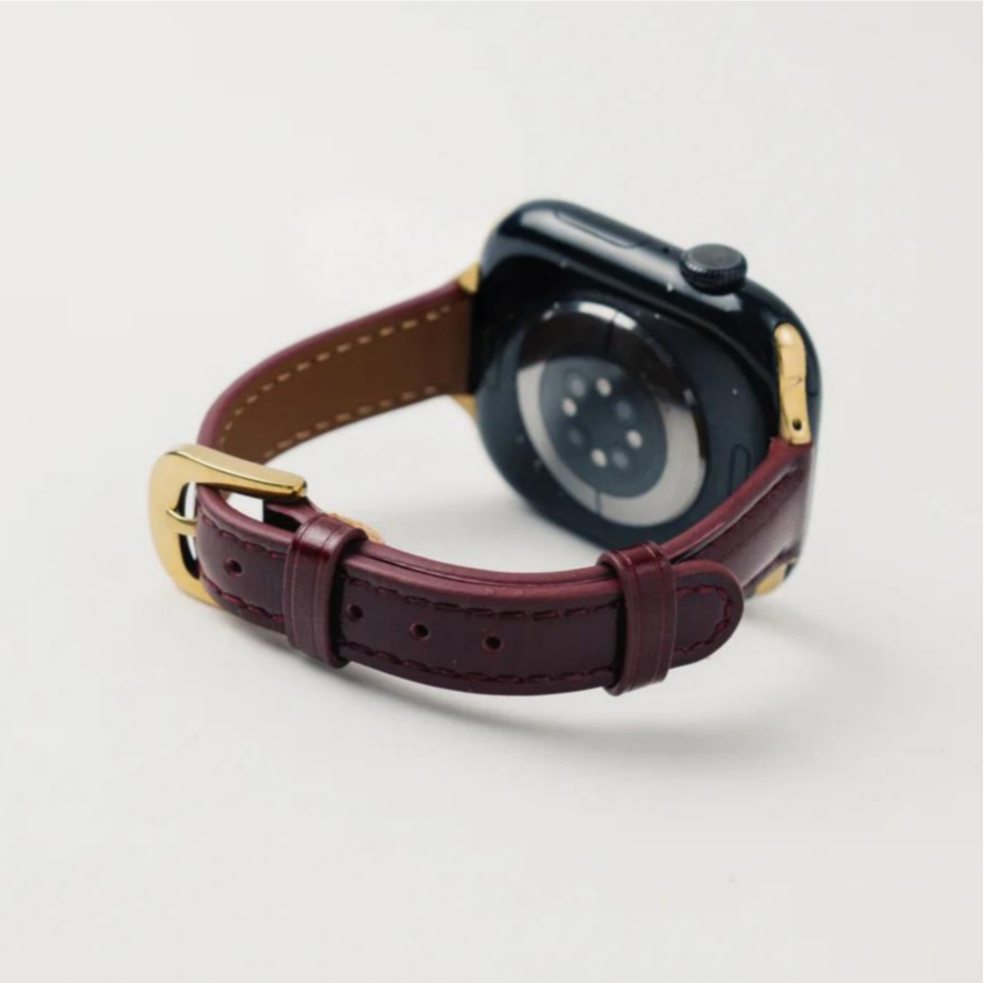 Retro Leather Apple Watch Strap