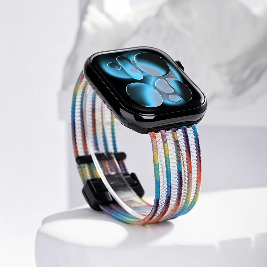 Woven Air — Fish Silk Mesh Band for Apple Watch