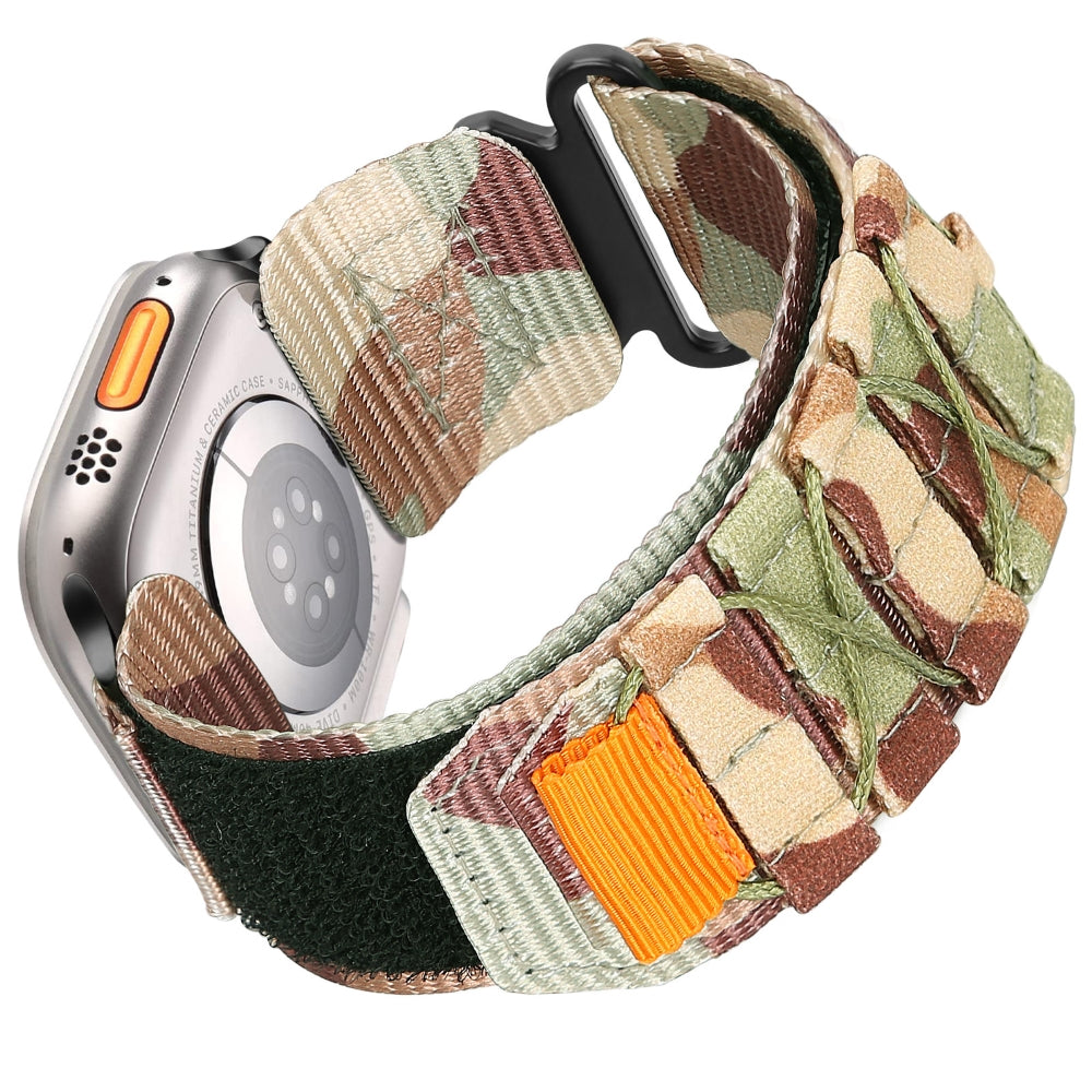 Nylon Canvas Loop Velcro Strap For Apple Watch