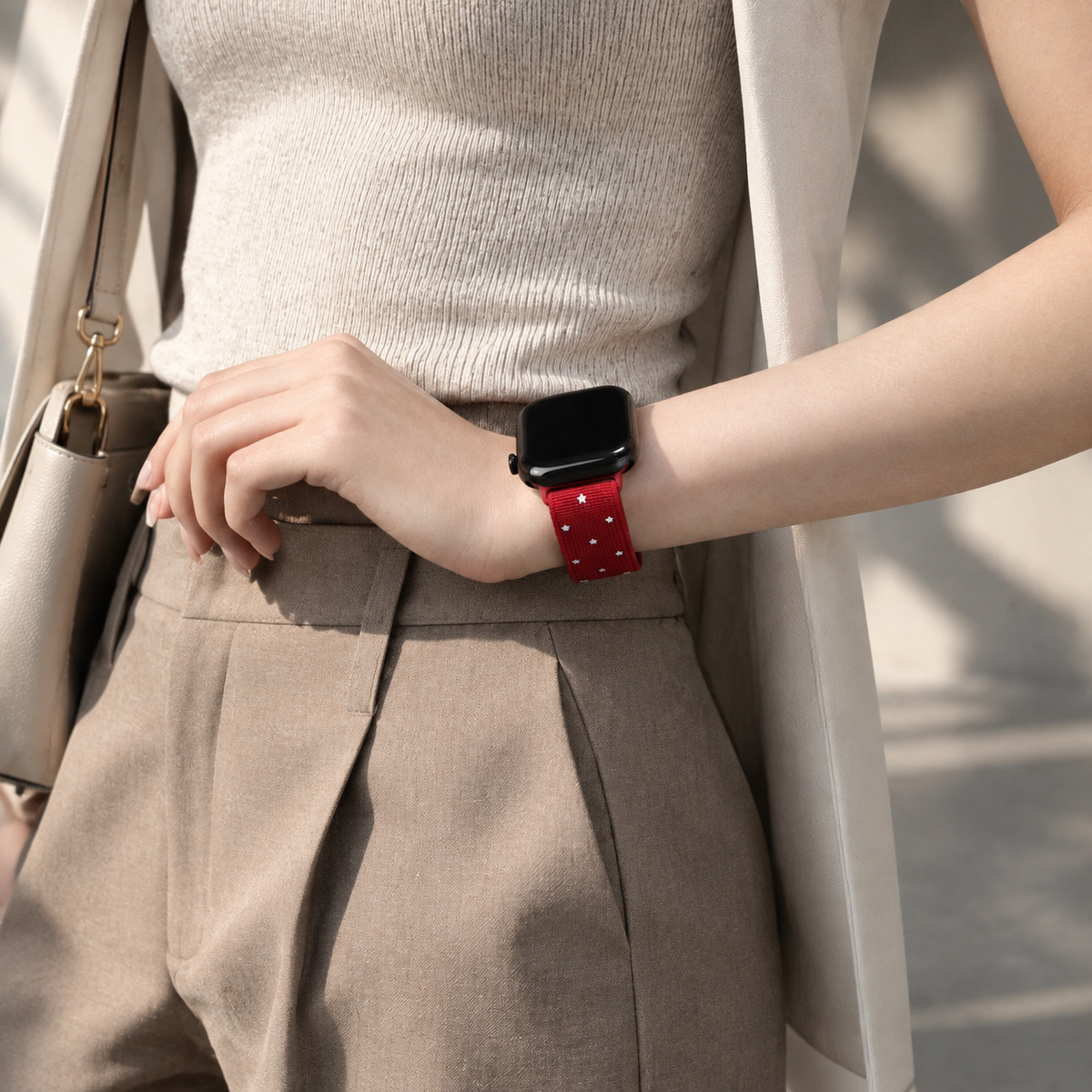 Cute Star Magnetic Nylon Strap for Apple Watch