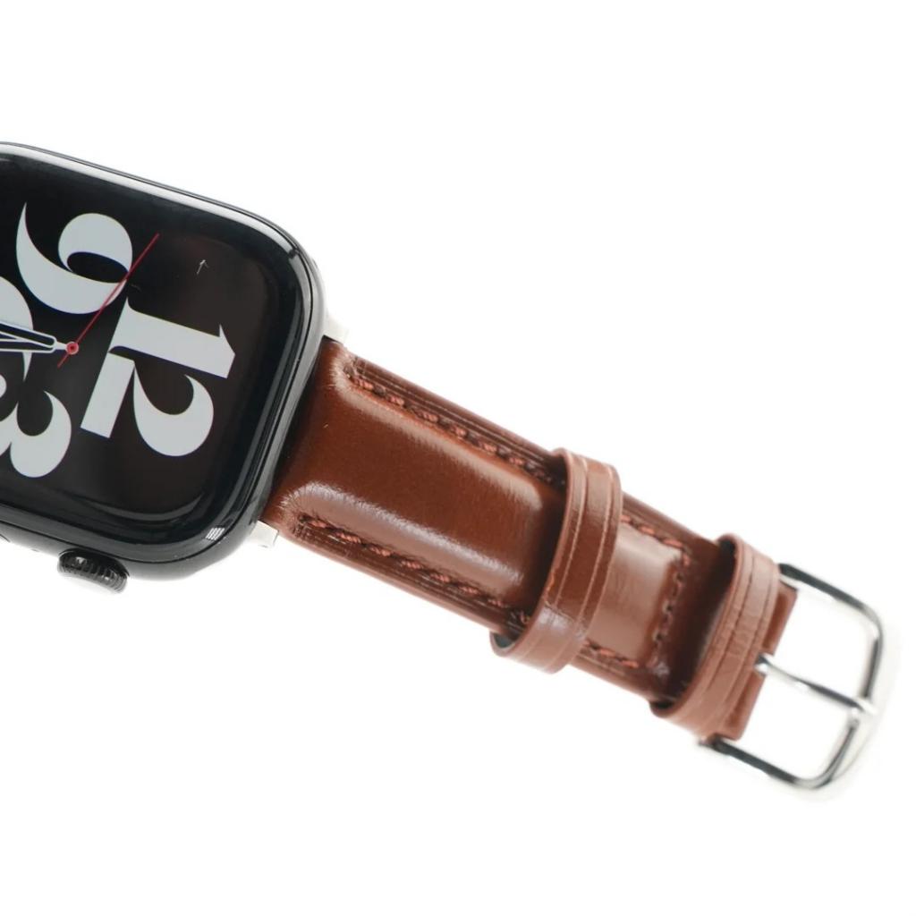 Retro Oil-Wax Leather Apple Watch Strap