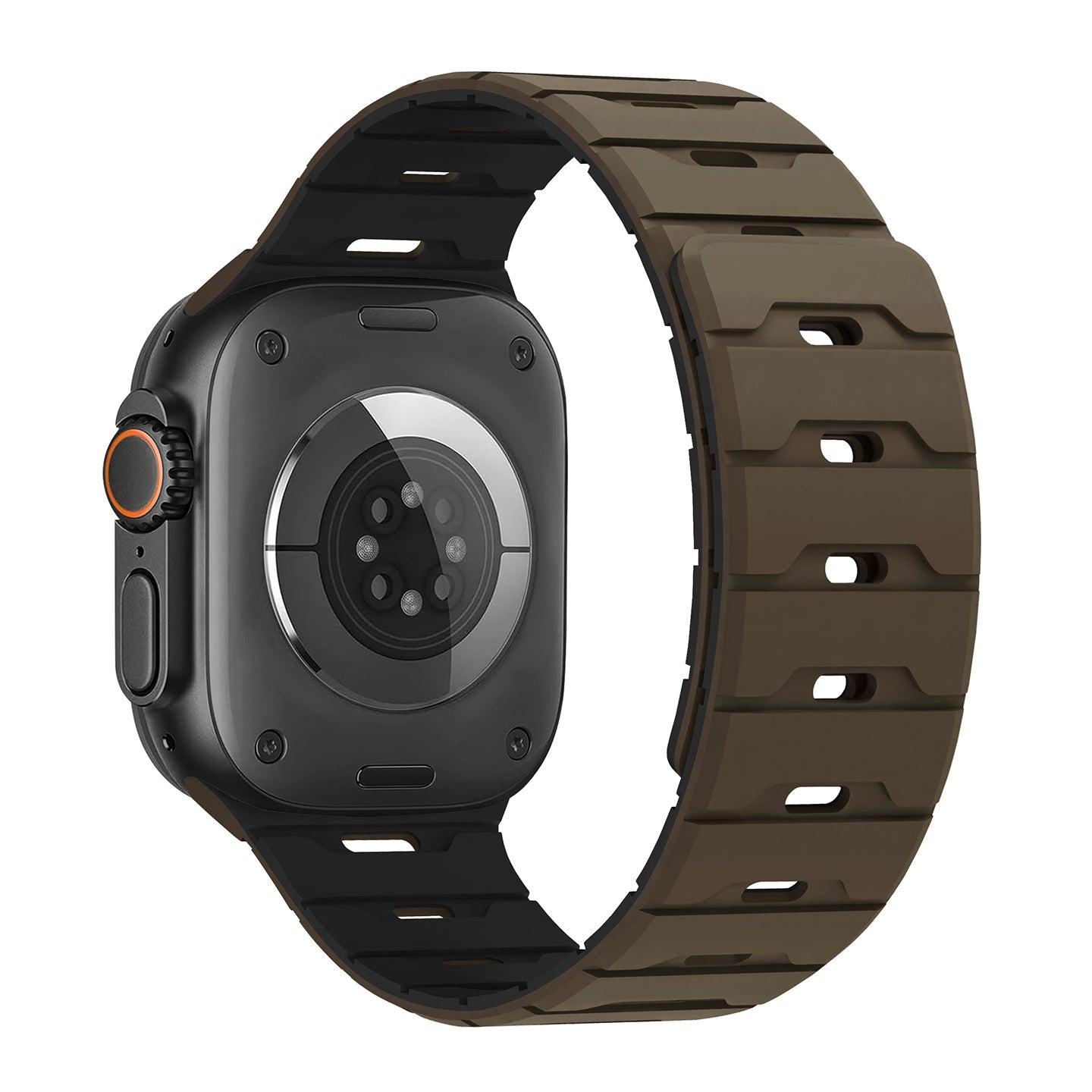 Breathable Magnetic Silicone Apple Watch Strap