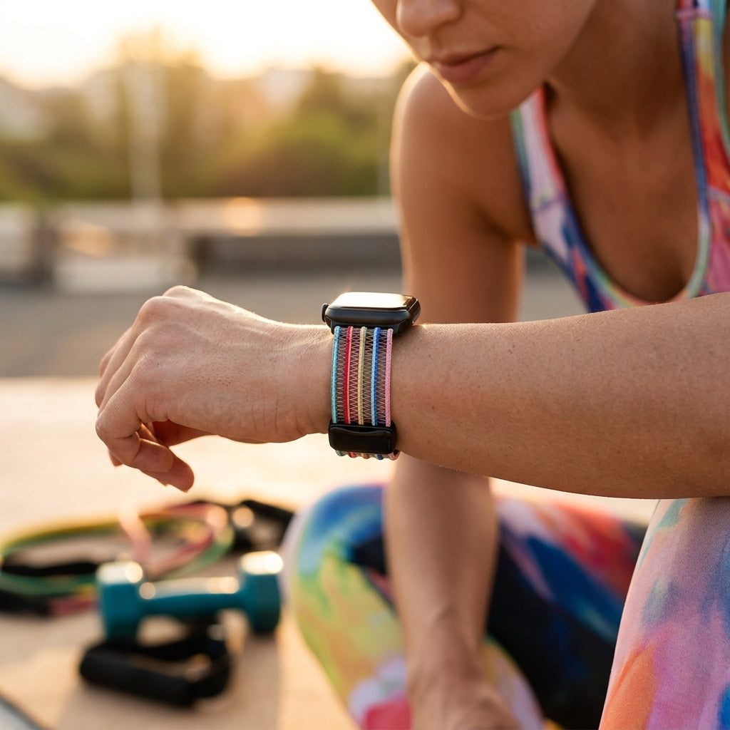 Woven Air — Fish Silk Mesh Band for Apple Watch