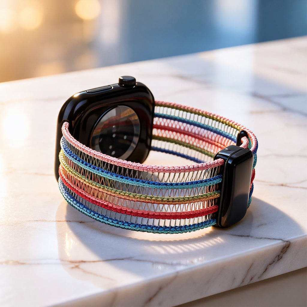 Woven Air — Fish Silk Mesh Band for Apple Watch