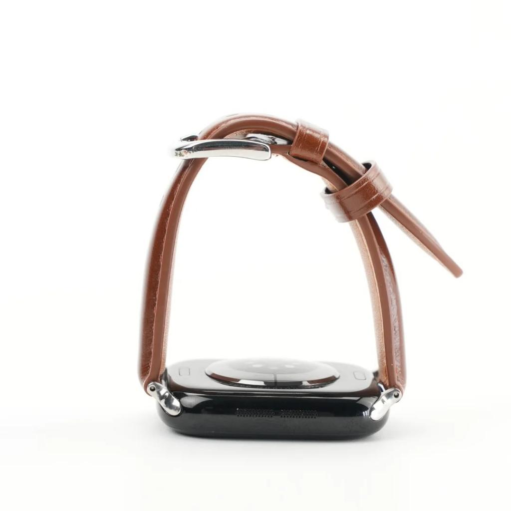 Retro Oil-Wax Leather Apple Watch Strap