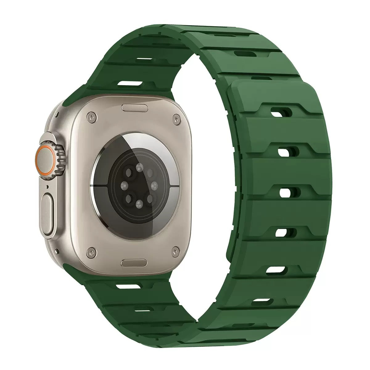 Breathable Magnetic Silicone Apple Watch Strap