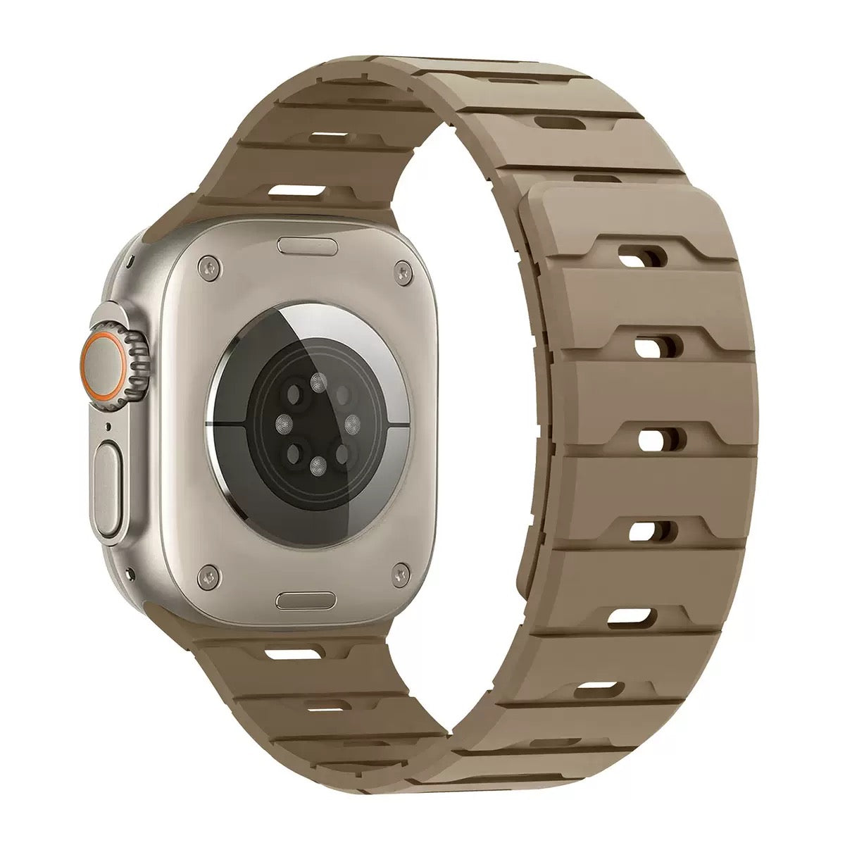 Breathable Magnetic Silicone Apple Watch Strap