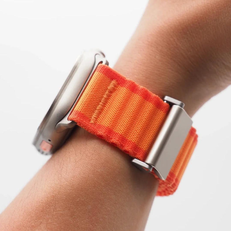 Wide Corrugated Braid Loop For Apple Watch