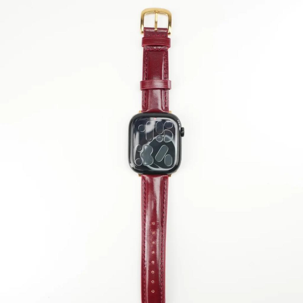Retro Oil-Wax Leather Apple Watch Strap