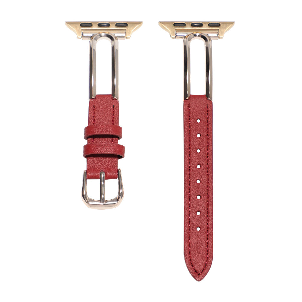 Aura Slim Leather Apple Watch Strap