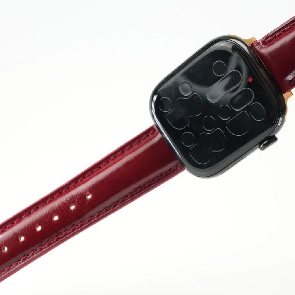 Retro Oil-Wax Leather Apple Watch Strap