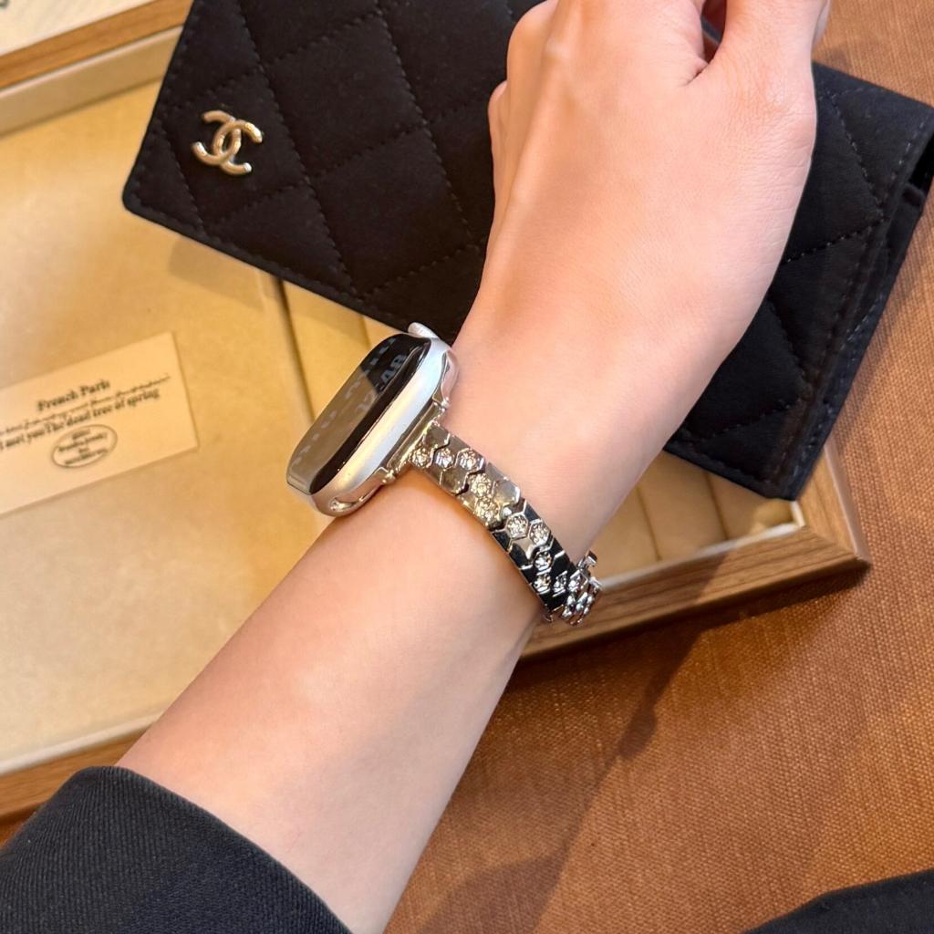 Honeycomb Pavé Crystal Link Bracelet