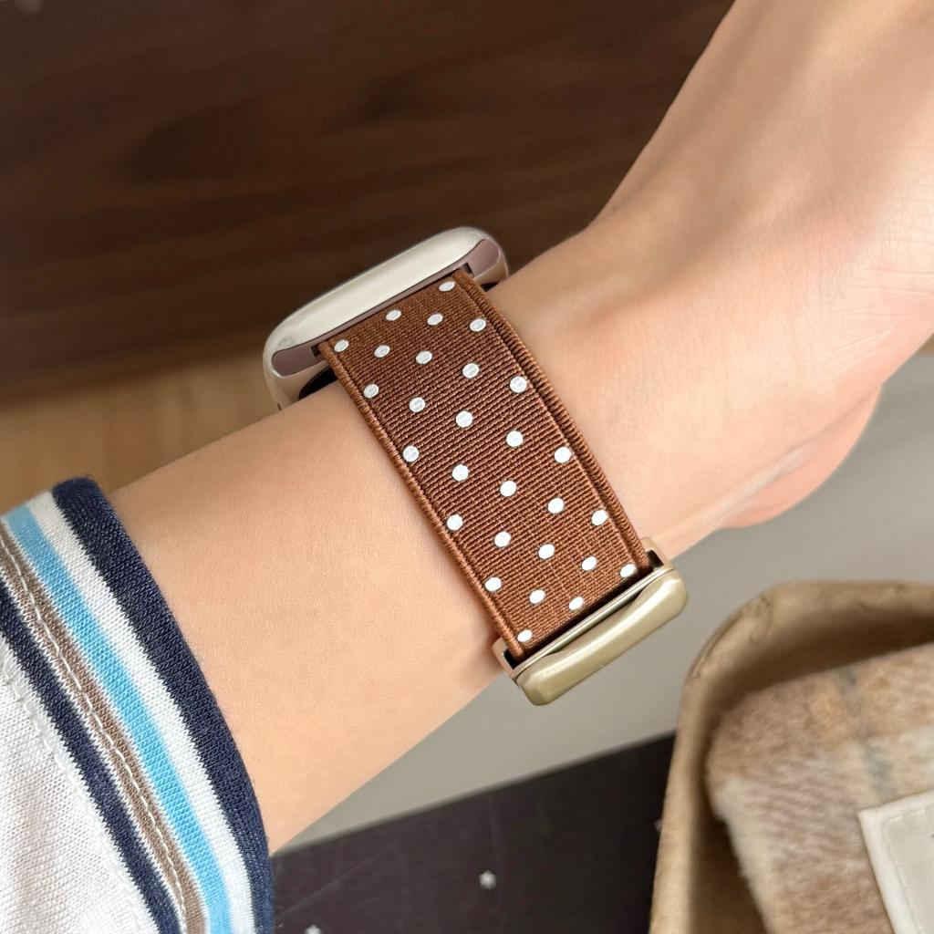 Cute Polka Dot Magnetic Nylon Strap for Apple Watch