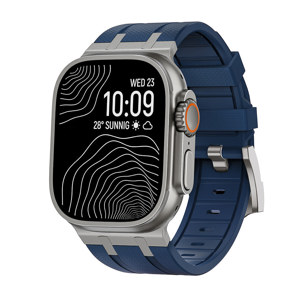 AP-Style Integrated FKM Rubber Apple Watch Band