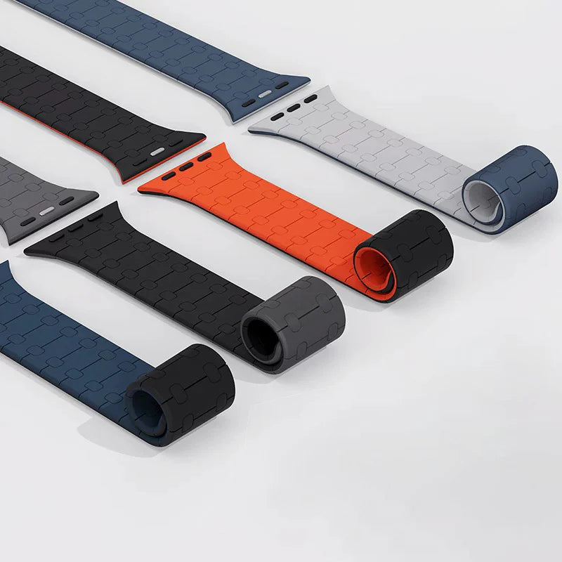 AP Magnetic Silicone Strap For Apple Watch