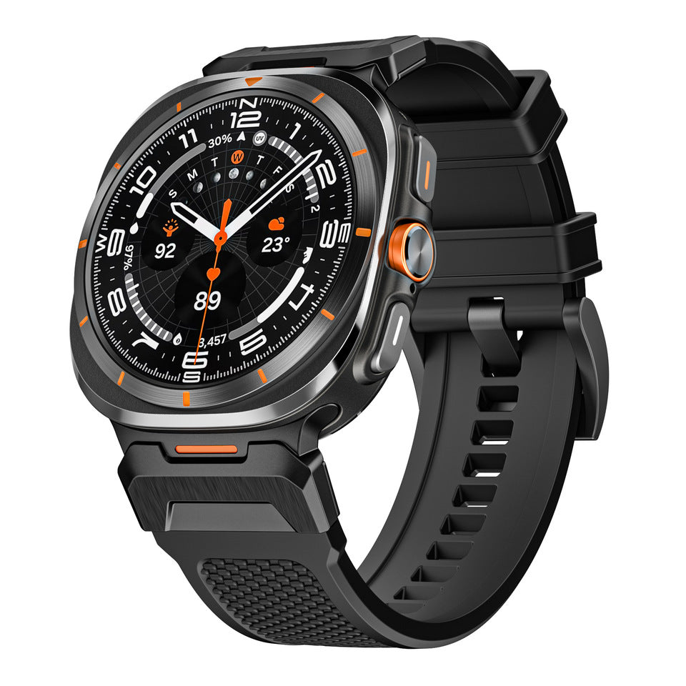 Tactical FKM Rubber Band For Samsung Watch 7 Ultra