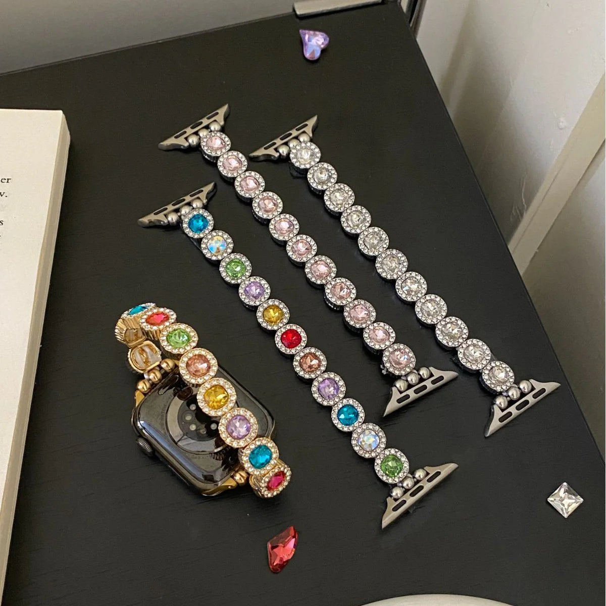 Rainbow Crystal Bracelet for Apple Watch