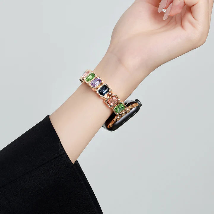 Rainbow Crystal Bracelet for Apple Watch