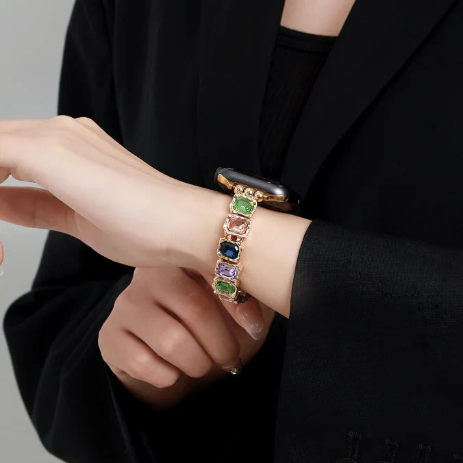 Rainbow Crystal Bracelet for Apple Watch